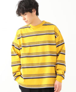 ▲＜UNISEX＞ B:MING by BEAMS / ヘビーウェイト ボーダー クルーネック カットソー