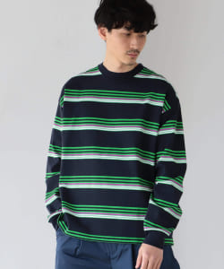 ▲＜UNISEX＞ B:MING by BEAMS / ヘビーウェイト ボーダー クルーネック カットソー