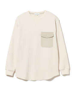 B:MING by BEAMS / 布帛 ポケット サーマル カットソー