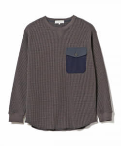 B:MING by BEAMS / 布帛 ポケット サーマル カットソー