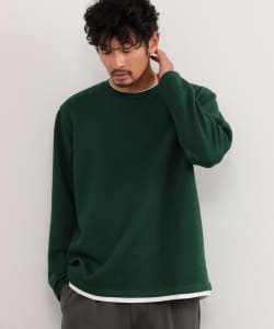B:MING by BEAMS / 男裝 假兩件 圓領 上衣