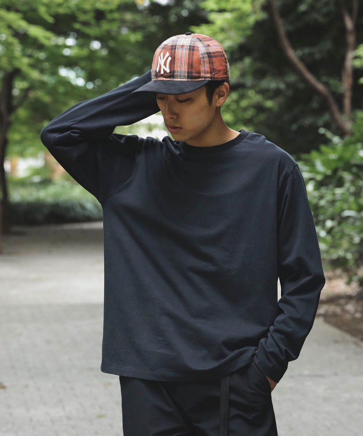 ベーシック 起毛 クルーネック カットソー Tシャツ・カットソー MEN BLACK S ベーシック 起毛 クルーネック カットソー Tシャツ・カットソー MEN BLACK S