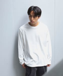 ベーシック 起毛 クルーネック カットソー
