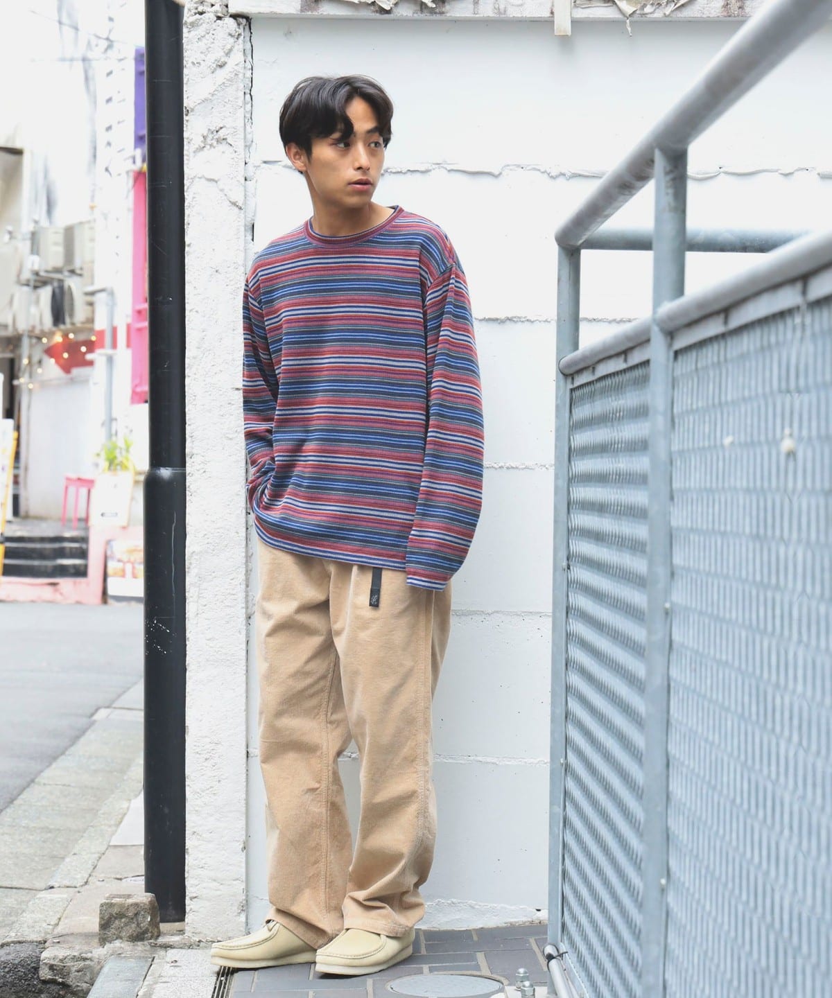 PIGMENT DYE BACK PRINT LONGSLEEVE TEE｜CONVERSE TOKYO
