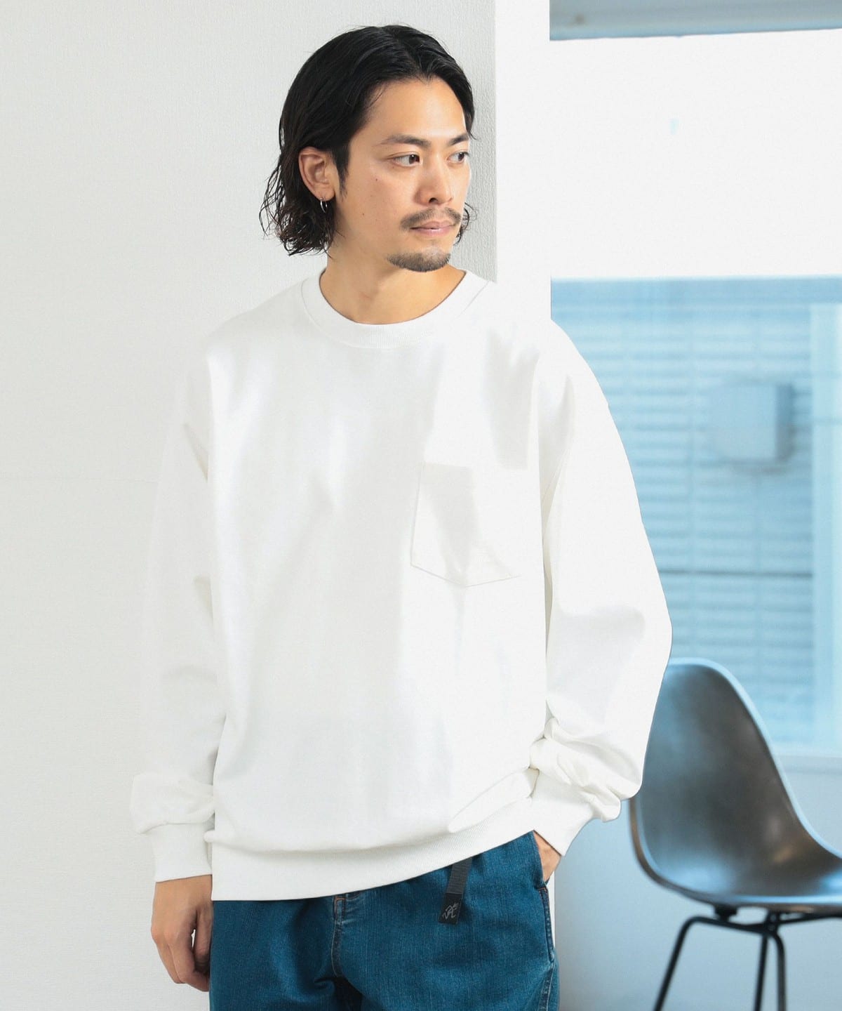 B:MING by BEAMS / スーパーヘビーウエイト クルーネック カットソー