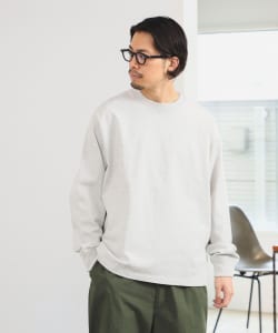 ▲リラックスフィット ヘビーウエイト ロングスリーブ Tシャツ