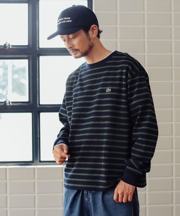 B:MING by BEAMS（ビーミング by ビームス）【別注】LACOSTE / カノコ ボーダー ロングスリーブ Tシャツ（Tシャツ・カットソー  Tシャツ）通販｜BEAMS