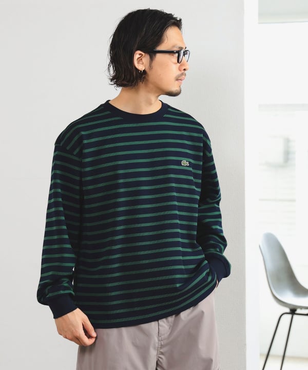 B:MING by BEAMS（ビーミング by ビームス）【別注】LACOSTE / カノコ ボーダー ロングスリーブ Tシャツ（Tシャツ・カットソー  Tシャツ）通販｜BEAMS