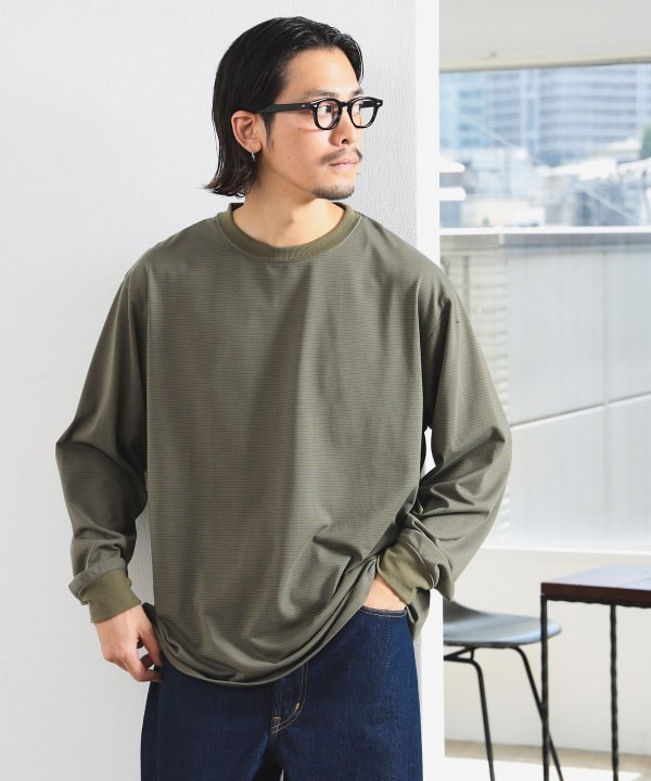 B:MING by BEAMS（ビーミング by ビームス）【12/5再値下げ】クイックドライ ボーダー ロングスリーブ Tシャツ（Tシャツ・カットソー  Tシャツ）通販｜BEAMS