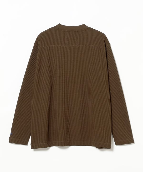 【BLAMINK】 ロングスリーブカットソー ブラウン34 BLAMINK】 ロングスリーブカットソー ブラウン34