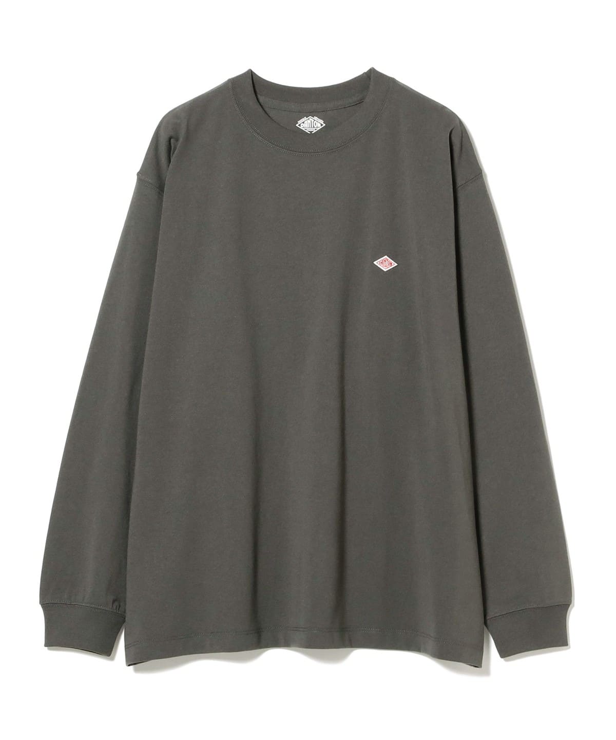 DANTON ダントン / MEN'S LONG SLEEVE T-SHIRT PLAIN Tシャツ・カットソー MEN COAL GREY L DANTON ダントン / MEN'S LONG SLEEVE T-SHIRT PLAIN Tシャツ・カットソー MEN COAL GREY L