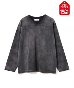 【+15%ポイントUP】フェード フットボール Vネック Tシャツ