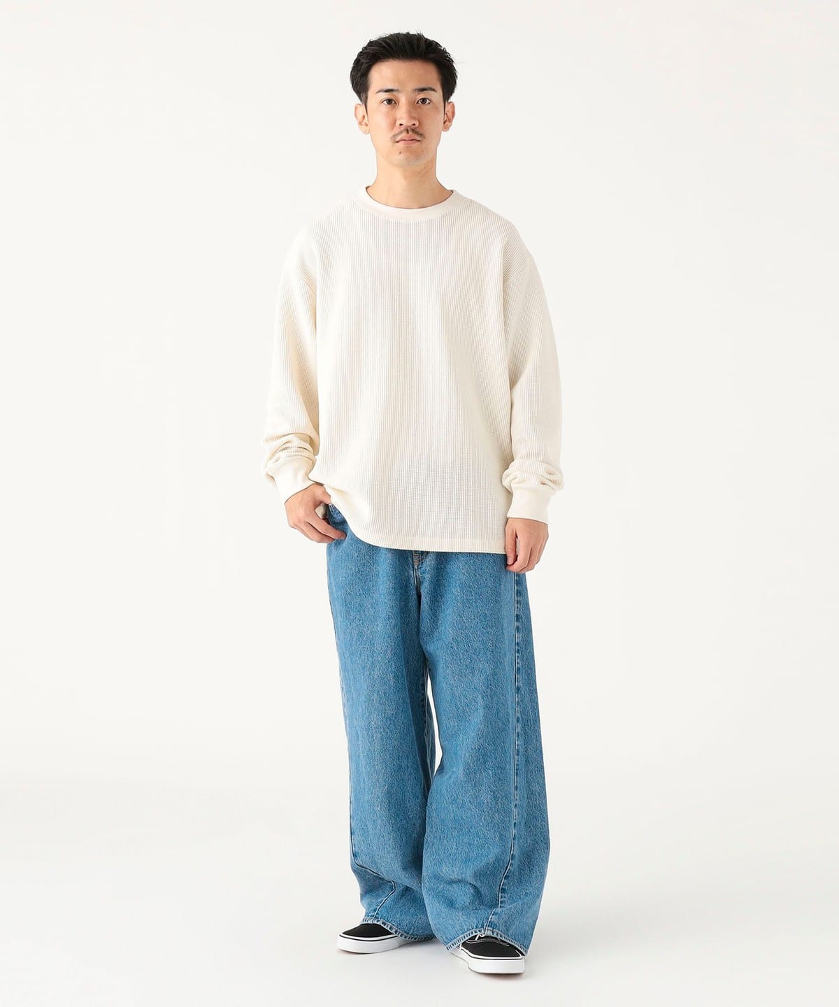 TWI B-31H B-33セット B:MING by BEAMS（ビーミング by ビームス）ワッフル ロングスリーブ