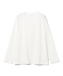 ベーシック 起毛 クルー ロングスリーブ Tシャツ