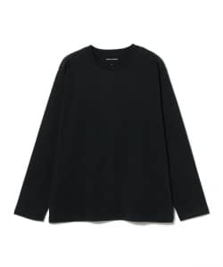 ベーシック 起毛 クルー ロングスリーブ Tシャツ