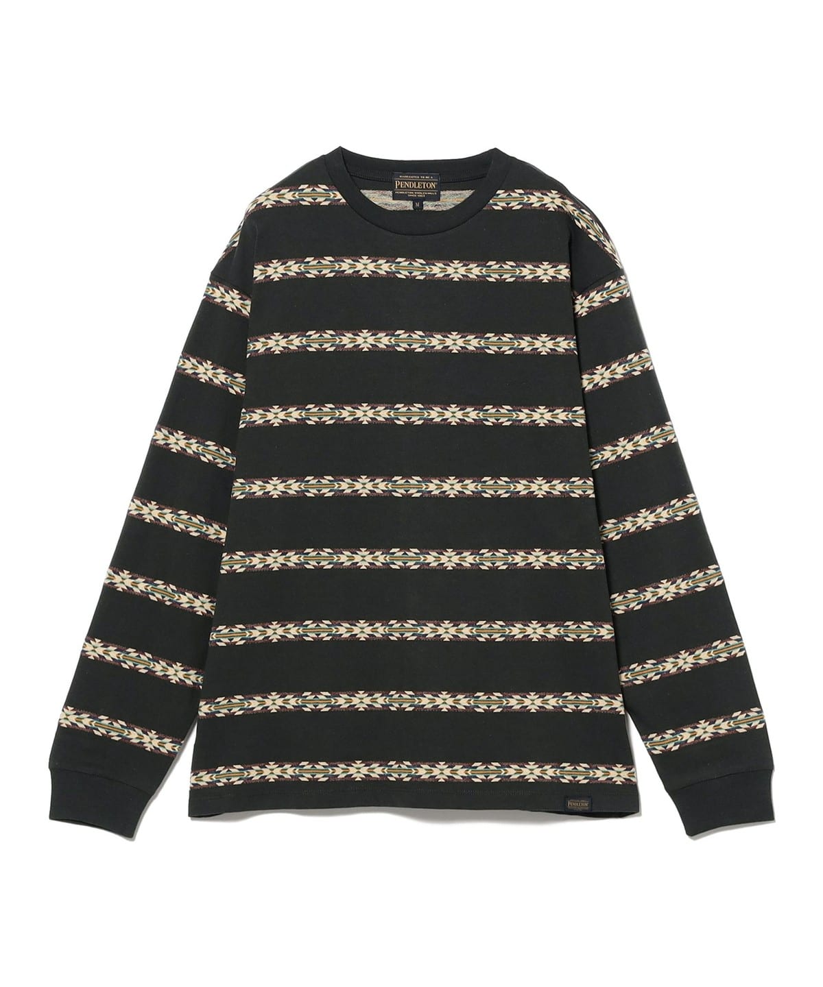 PENDLETON ペンドルトン / ジャカード ロングスリーブ Tシャツ Tシャツ・カットソー MEN CHARCOAL XL PENDLETON ペンドルトン / ジャカード ロングスリーブ Tシャツ Tシャツ・カットソー MEN CHARCOAL XL