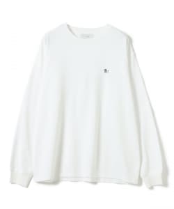 【+15%ポイントUP】ワンポイント スムース ロングスリーブ Tシャツ