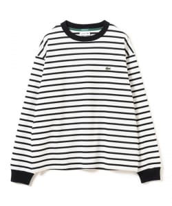 【+15%ポイントUP】【別注】LACOSTE / カノコ ボーダー ロングスリーブ Tシャツ