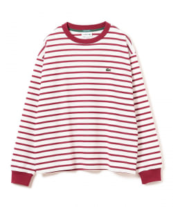 【+15%ポイントUP】【別注】LACOSTE / カノコ ボーダー ロングスリーブ Tシャツ
