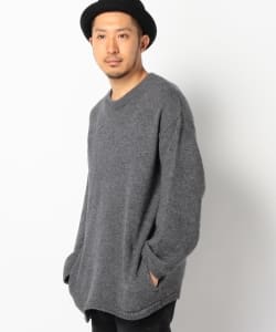 ▲B:MING by BEAMS / スウェットライク ドロップショルダーニット
