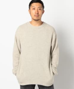 ▲B:MING by BEAMS / スウェットライク ドロップショルダーニット