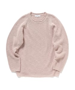 ▲B:MING by BEAMS / コットンリネン クルーネック ニット