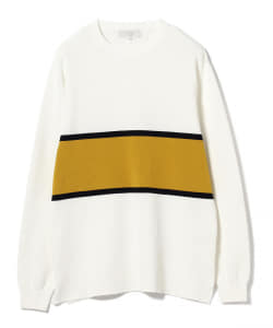 ▲B:MING by BEAMS / DRY-X ボーダー クルーニット