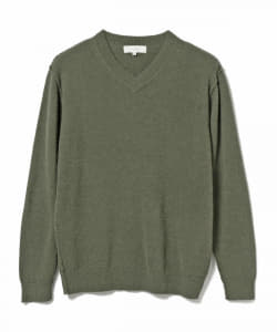 ▲B:MING by BEAMS / 9ゲージ ブークレ Vネックニット