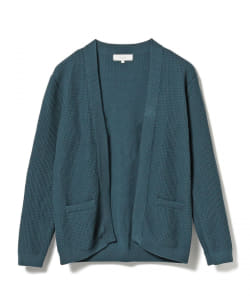 ▲B:MING by BEAMS / 9ゲージ ワッフル ノーボタン カーディガン