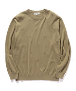 B:MING by BEAMS / 12ゲージ スター クルーネックニット