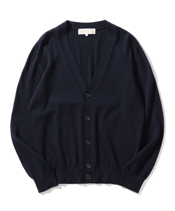 美品】BEAMS ビームス モヘア シャギードッグ カーディガン 黒