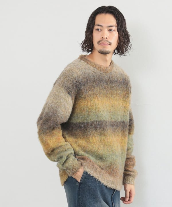 セール】ケーブルニット フード付きダウンベスト（ダウンベスト