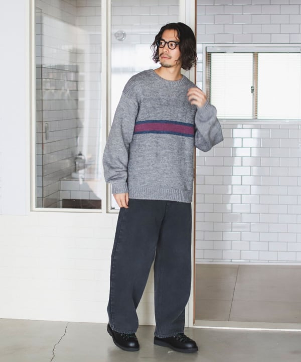 PASS-PORT グレー セーター MEDIUM PASS-PORT グレー セーター MEDIUM PASS-PORT グレー セーター