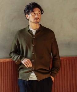 ▲【別注】TOWN CRAFT / ニットポロ カーディガン