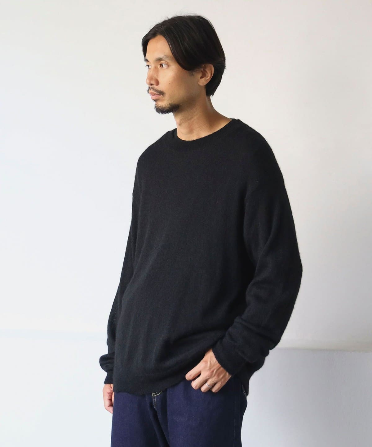 argue ニット Ayana Gathered Cardigan | 100% Merino Wool Charcoal Knit | SIR.