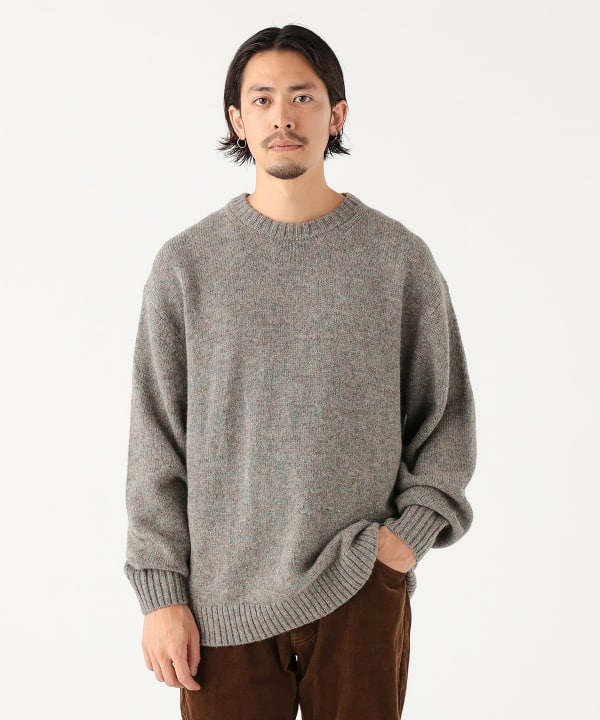 Supreme クルーネックニット L ダークグレー Supreme クルーネックニット L ダークグレー