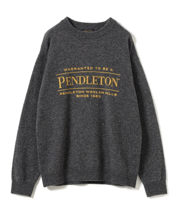 ⭐︎未使用⭐︎BRIEFING ロゴニット B:MING by BEAMS（ビーミング by ビームス）【別注】PENDLETON / ロゴ