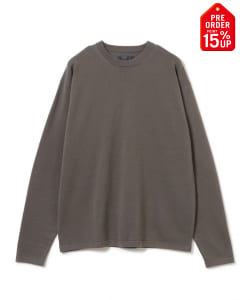 【+15%ポイントUP】14ゲージ ニット クルーネック Tシャツ