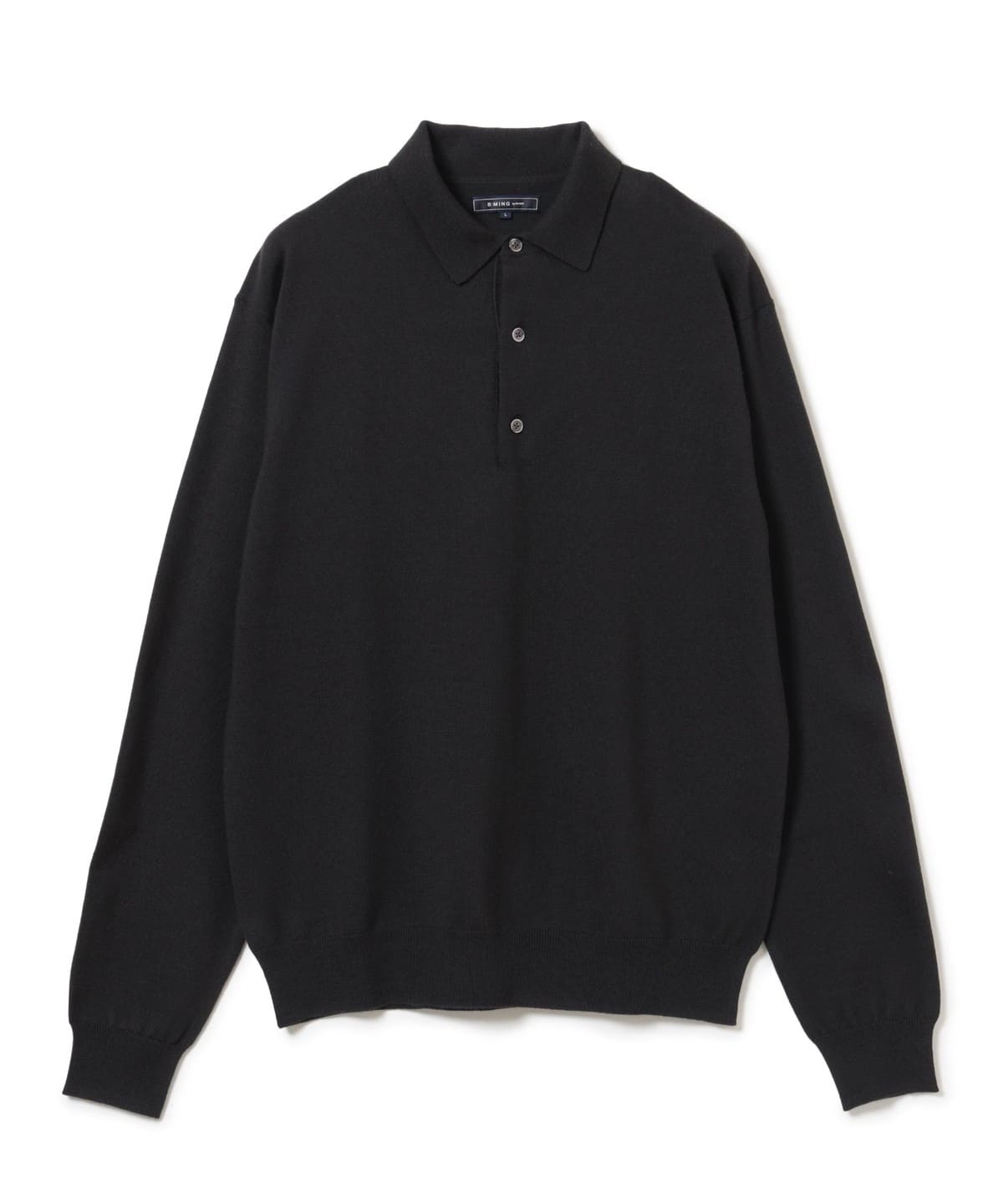 90s GEOFFREY BEENE ニット ポロ シャツ XL ラミー