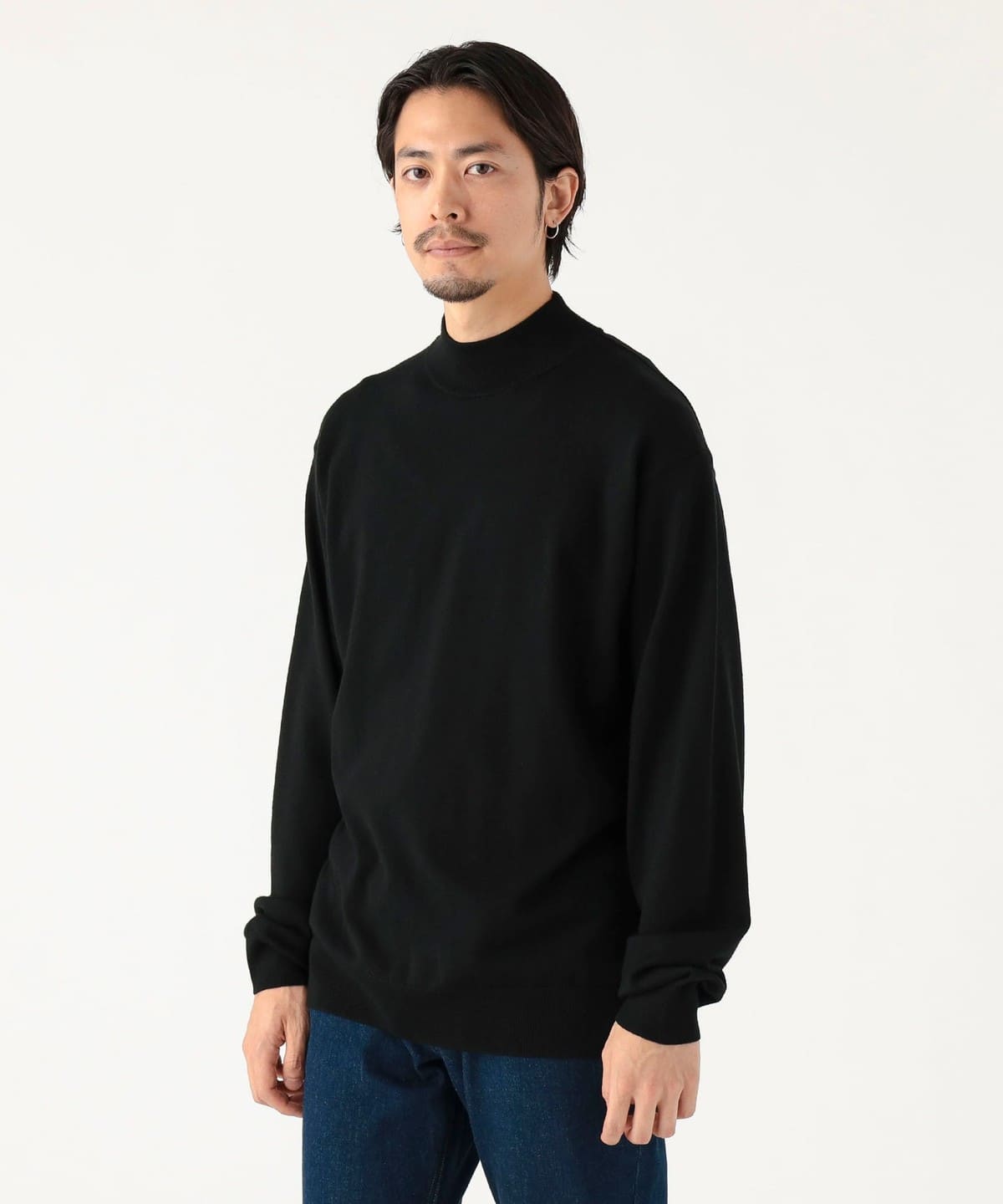 B:MING by BEAMS（ビーミング by ビームス）14ゲージ モックネック