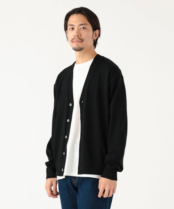 Beams カーディガン Mサイズ BEAMS PLUS（ビームス プラス）Cardigan Argyle Mesh（トップス