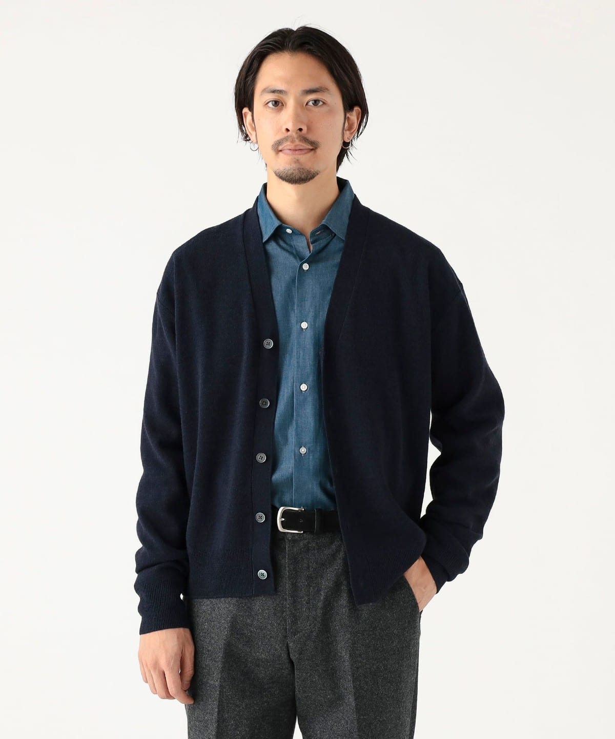 12ゲージ ハーフミラノ カーディガン トップス MEN NAVY L 12ゲージ ハーフミラノ カーディガン トップス MEN NAVY L