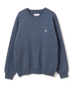 【+15%ポイントUP】12ゲージ B刺繍 クルーネック ニット