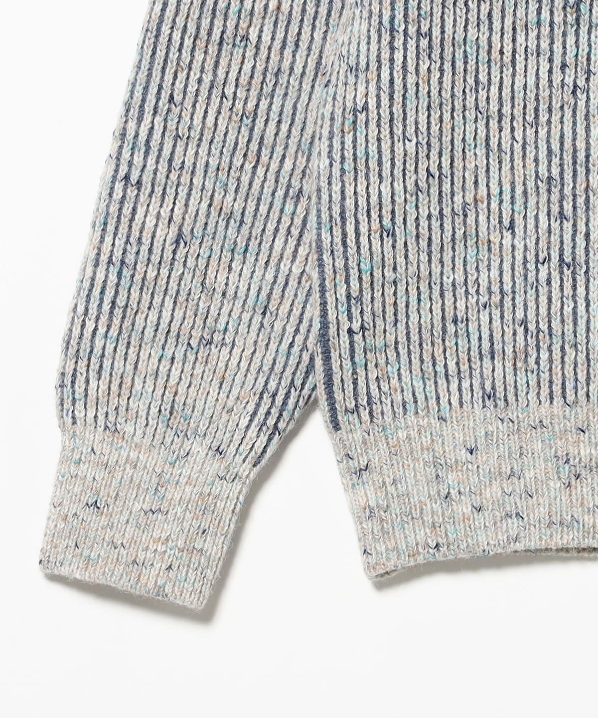 90s ORVIS オービス メランジ セーター ニット ブラウン M ORVIS Wool Knit Zip Sweater オービスのウールニットジップセーター