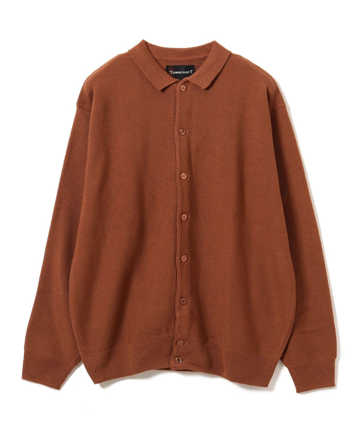 【別注】TOWN CRAFT タウンクラフト / ポロ カーディガン トップス MEN BRICK M 【別注】TOWN CRAFT タウンクラフト / ポロ カーディガン トップス MEN BRICK M