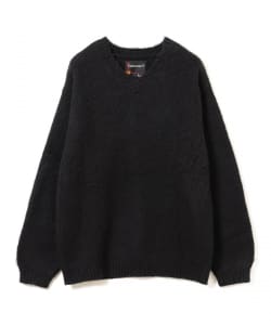 【+15%ポイントUP】【別注】TOWN CRAFT / シャギー Vネック ニット