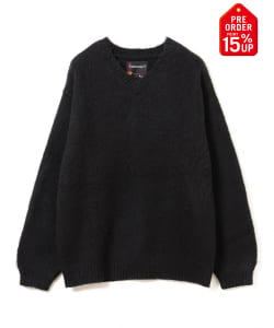 【+15%ポイントUP】【別注】TOWN CRAFT / シャギー Vネック ニット