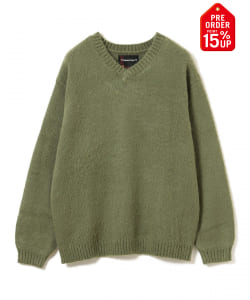 【+15%ポイントUP】【別注】TOWN CRAFT / シャギー Vネック ニット