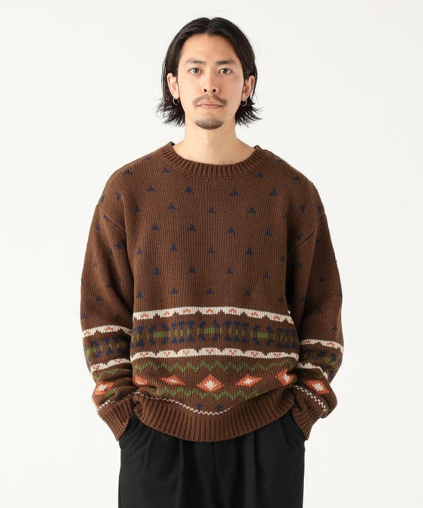 ビームスゴルフ　BEAMS GOLF レディース セーター ニット　フェアアイル 92150357286_C_2.jpg