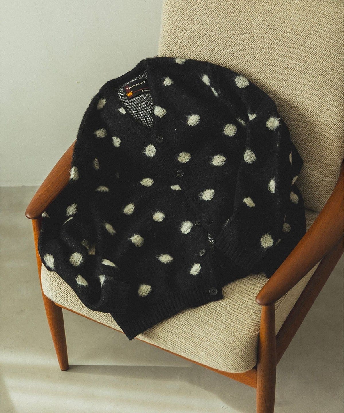 【別注】TOWN CRAFT タウンクラフト / シャギー カーディガン トップス MEN DOT XL 【別注】TOWN CRAFT タウンクラフト / シャギー カーディガン トップス MEN DOT XL
